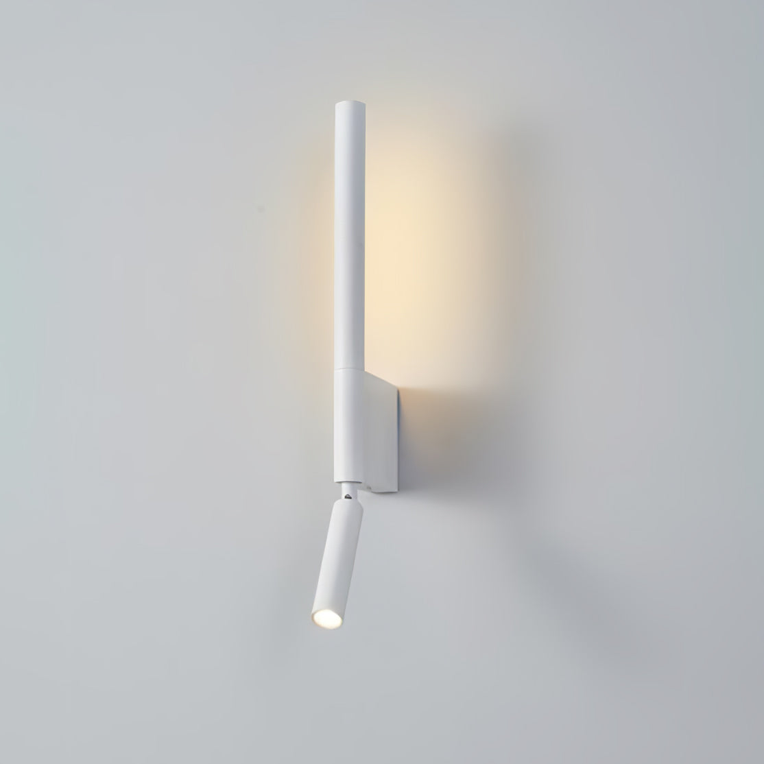 Canut Modern LED Wall Sconce with Adjustable Reading Arm and Indirect Ambient Light