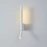 Canut Modern LED Wall Sconce with Adjustable Reading Arm and Indirect Ambient Light