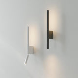 Canut Modern LED Wall Sconce with Adjustable Reading Arm and Indirect Ambient Light