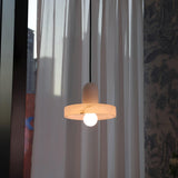 Carrara Alabaster Stone Pendant Lamp Modern White Marble Finish Indoor Hanging Light
