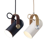 Carronade Adjustable Spot Pendant Light with Metal and Wood Style Industrial Design
