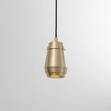 Cask Brushed Brass Cylinder Pendant Light for Modern Kitchen and Dining Areas