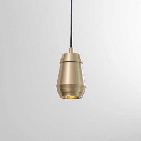 Cask Brushed Brass Cylinder Pendant Light for Modern Kitchen and Dining Areas