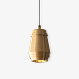 Cask Brushed Brass Cylinder Pendant Light for Modern Kitchen and Dining Areas