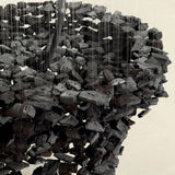 Charcoal Crown LED Pendant Light Large Alphabet S to Z Artistic Hanging Sculpture Chandelier