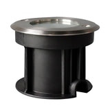 Chrome Stainless Steel Waterproof LED Recessed Step Lights for Outdoor Garden Deck and Poolside Path