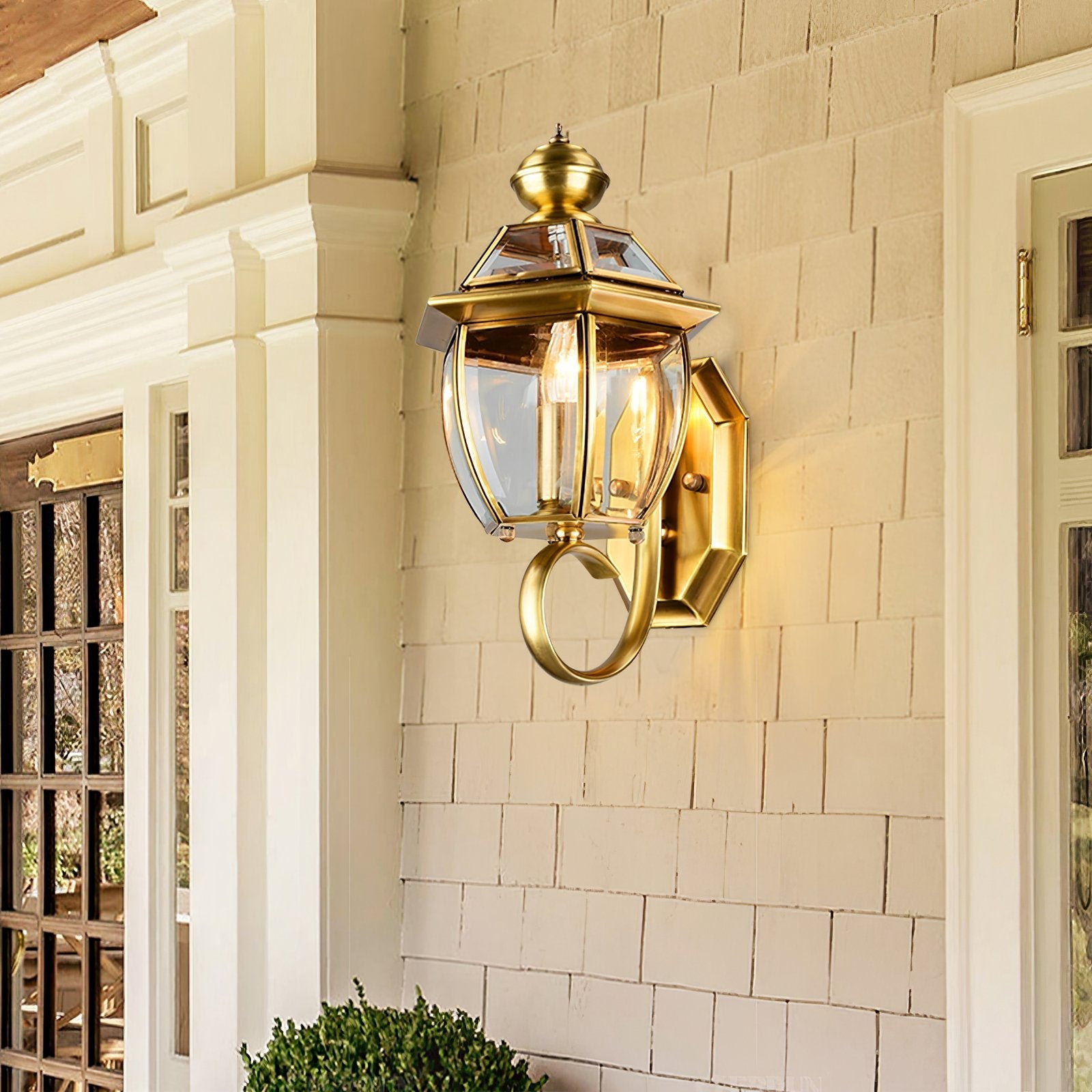 classic-european-brass-outdoor-lantern-wall-sconce-with-clear-glass-for-garden-and-patio