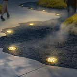 Classical Brass Outdoor LED Recessed Step Lights IP65 Waterproof Ground Pathway Lighting