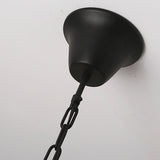 Vintage Waterproof Outdoor LED Hanging Chandelier for Garden and Courtyard Lighting