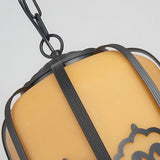 Vintage Waterproof Outdoor LED Hanging Chandelier for Garden and Courtyard Lighting
