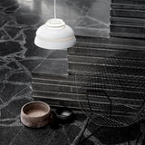 Concert Multi Shade Tiered Pendant Lamp Modern Matte Metal Hanging Ceiling Light for Living Room