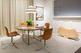 Concert Multi Shade Tiered Pendant Lamp Modern Matte Metal Hanging Ceiling Light for Living Room