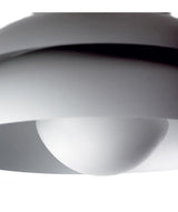 Concert Multi Shade Tiered Pendant Lamp Modern Matte Metal Hanging Ceiling Light for Living Room