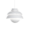 Concert Multi Shade Tiered Pendant Lamp Modern Matte Metal Hanging Ceiling Light for Living Room
