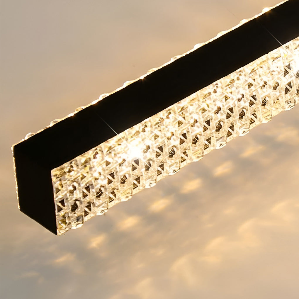 Contemporary 41 Inch Long Linear Acrylic Sword LED Wall Lamp for Modern Interiors