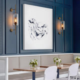 Contemporary Chiswick Glass Wall Sconce Sphere and Capsule Indoor Lighting Fixture