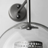 Contemporary Chiswick Glass Wall Sconce Sphere and Capsule Indoor Lighting Fixture