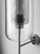 Contemporary Chiswick Glass Wall Sconce Sphere and Capsule Indoor Lighting Fixture
