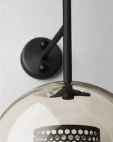 Contemporary Chiswick Glass Wall Sconce Sphere and Capsule Indoor Lighting Fixture
