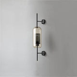 Contemporary Chiswick Glass Wall Sconce Sphere and Capsule Indoor Lighting Fixture