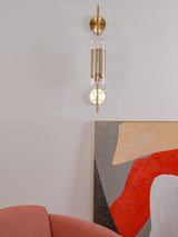 Contemporary Chiswick Glass Wall Sconce Sphere and Capsule Indoor Lighting Fixture