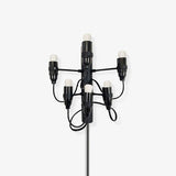 Contemporary Fruit Wall Mounted Plug In Light with Steel Base and Multiple Bulbs
