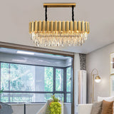 Contemporary Geometric Crystal LED Chandelier Lighting for Sophisticated Interiors