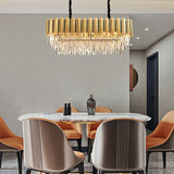 Contemporary Geometric Crystal LED Chandelier Lighting for Sophisticated Interiors