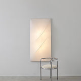 Contemporary Geometric Fabric LED Wall Sconce for Living Room and Bedroom Lighting