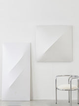 Contemporary Geometric Fabric LED Wall Sconce for Living Room and Bedroom Lighting