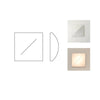 Contemporary Geometric Fabric LED Wall Sconce for Living Room and Bedroom Lighting