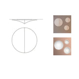 Contemporary Geometric Fabric LED Wall Sconce for Living Room and Bedroom Lighting