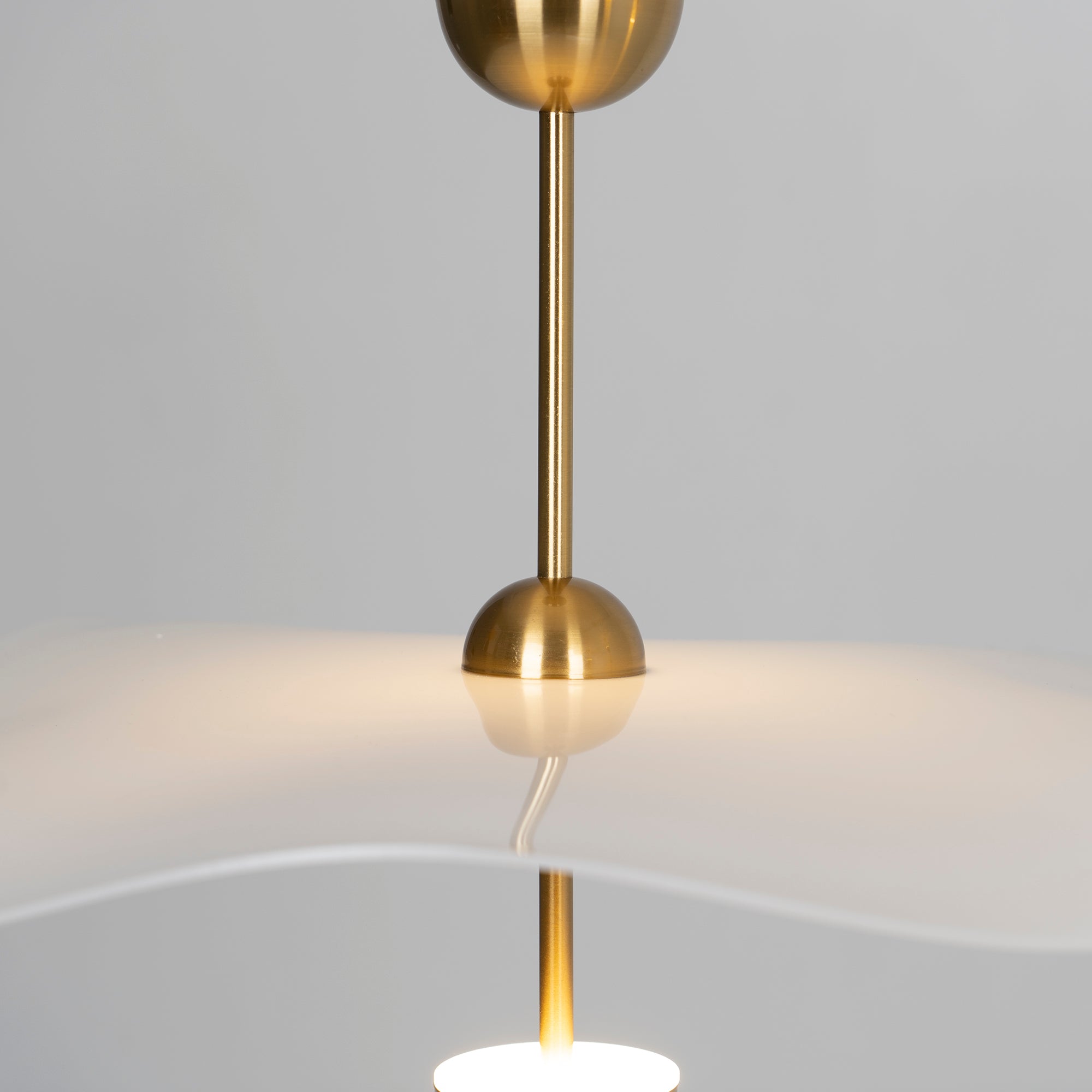 Contemporary Gold Double Biscuit LED Pendant Light for Modern Dining Room Lighting