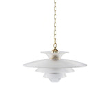 Contemporary Gold Metal Grid Glass Pendant Light for Modern Interiors