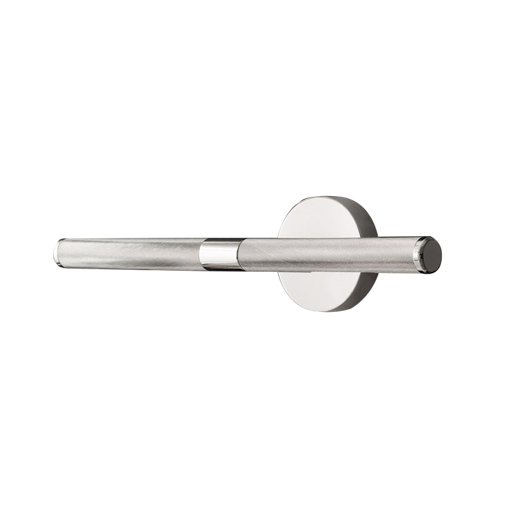 Contemporary Knurled LED Bathroom Vanity Light with Swivel Heads for Mirror Lighting