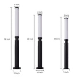 Contemporary LED Outdoor Bollard Light Waterproof Garden Pathway Pillar Lamp for Yard