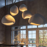 Contemporary Organic Cloud Pendant Light Spherical Ethereal Hanging Lamp