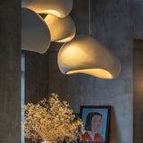 Contemporary Organic Cloud Pendant Light Spherical Ethereal Hanging Lamp