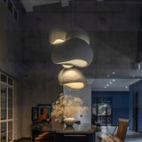 Contemporary Organic Cloud Pendant Light Spherical Ethereal Hanging Lamp