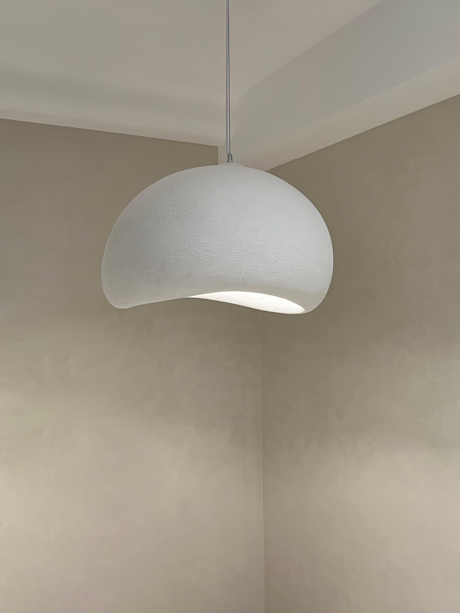 Contemporary Organic Cloud Pendant Light Spherical Ethereal Hanging Lamp