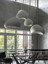 Contemporary Organic Cloud Pendant Light Spherical Ethereal Hanging Lamp