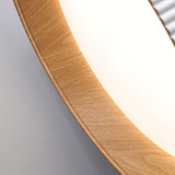 Contemporary Ribbed Metal LED Pendant Light with Acrylic Diffuser and Adjustable Cable