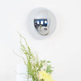 Contemporary Sphere Wall Lamp with Mirror Finish Glossy Gold LED Sconce for Home Interior