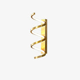 Contemporary Spiral LED Wall Sconce with Three Color Temperatures for Indoor Living