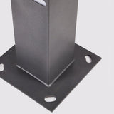 Contemporary Stainless Steel Outdoor Pillar Lights for Garden Pathways and Courtyards