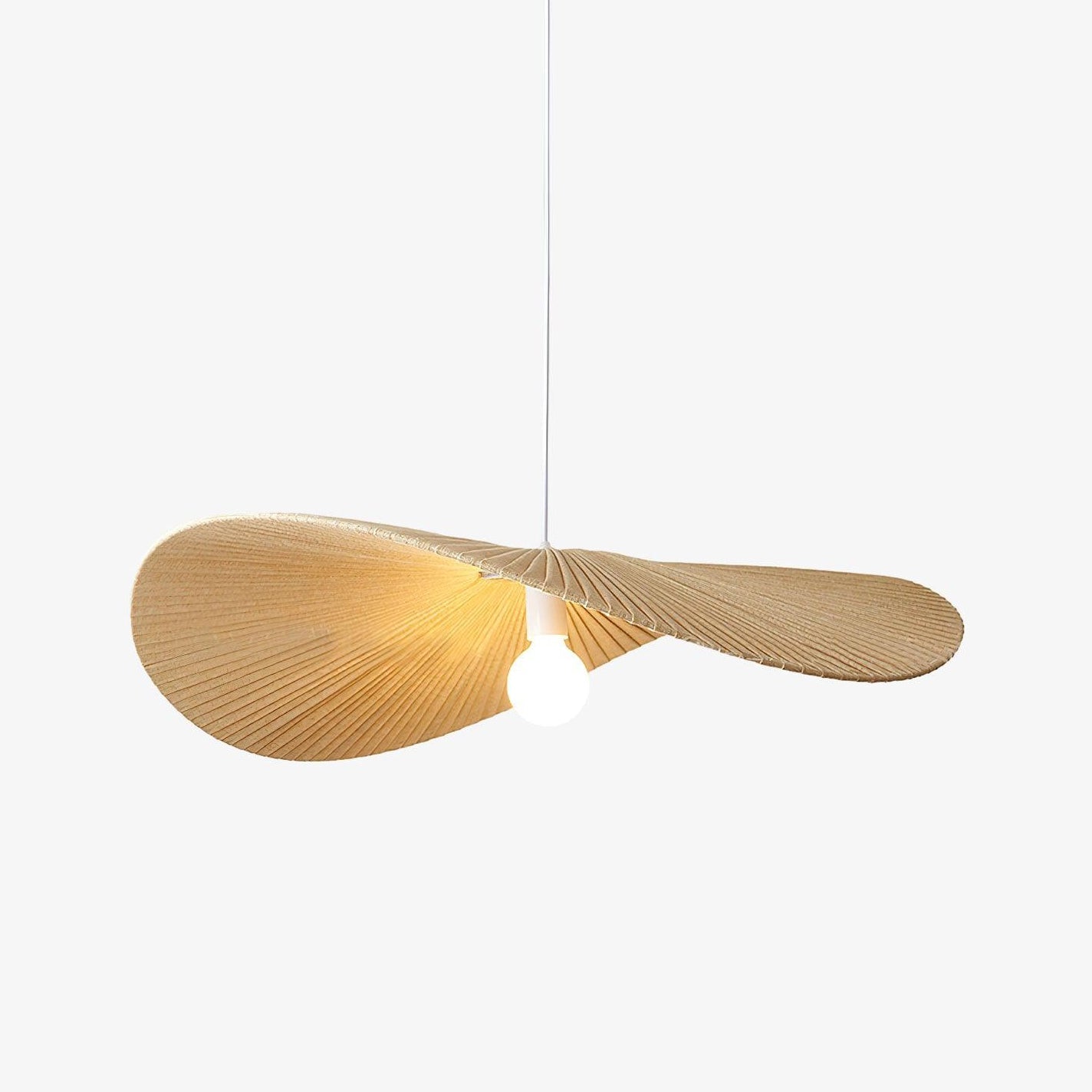 Contemporary Wavy Ribbon Fabric Pendant Light Mediterrania Style Chandelier for Living Space