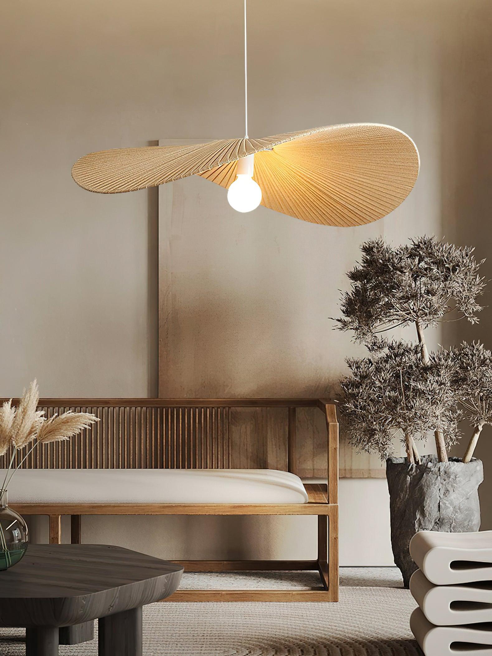 Contemporary Wavy Ribbon Fabric Pendant Light Mediterrania Style Chandelier for Living Space
