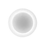 Contemporary White LED Sconce Wall Light with Soft Diffused Paper Shade Set of 2