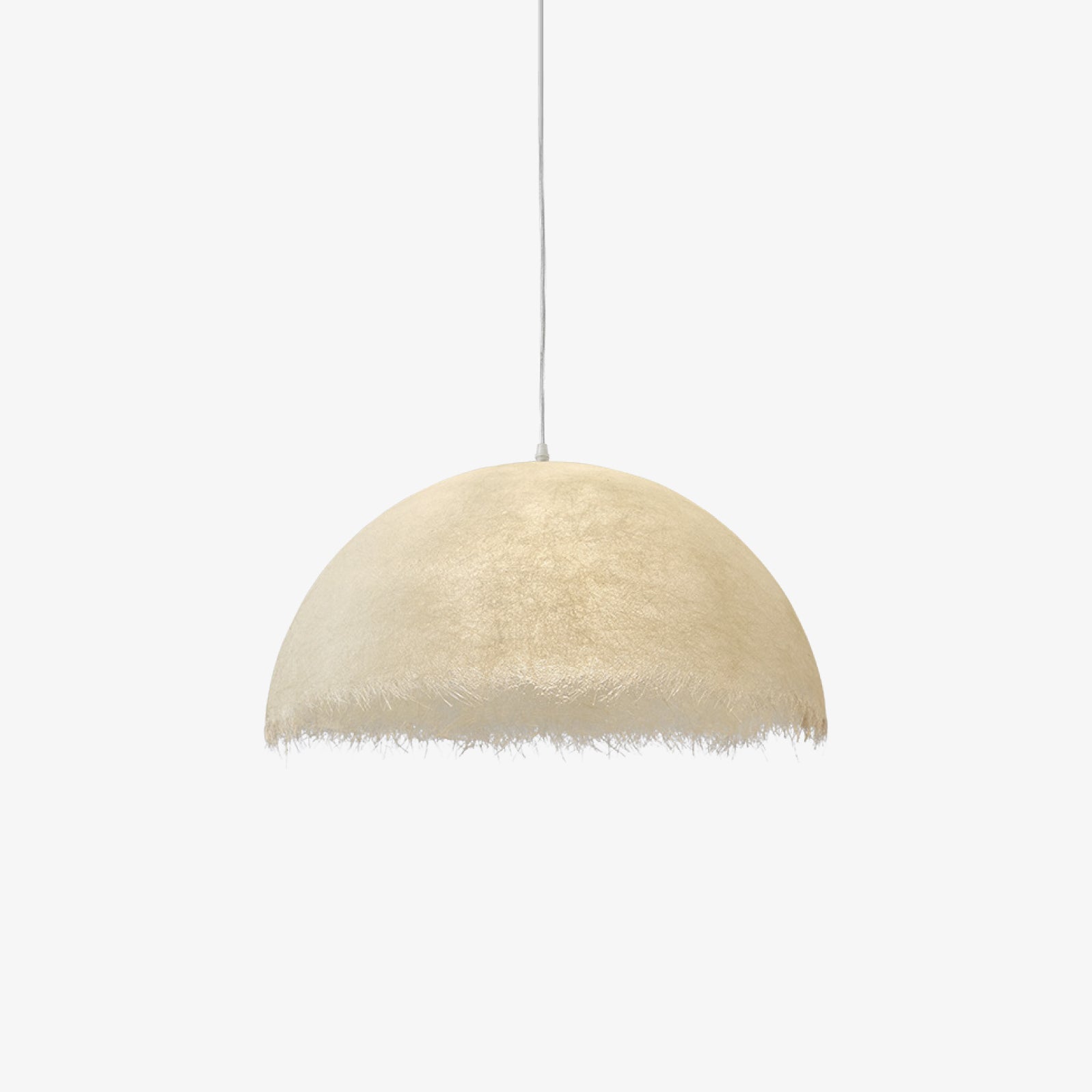 Contemporary White Textured Resin Pendant Light Artistic Hanging Ceiling Lamp