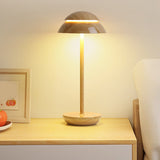 Cordless Double Dome LED Table Lamp Dimmable Touch Control Bedside Accent Light